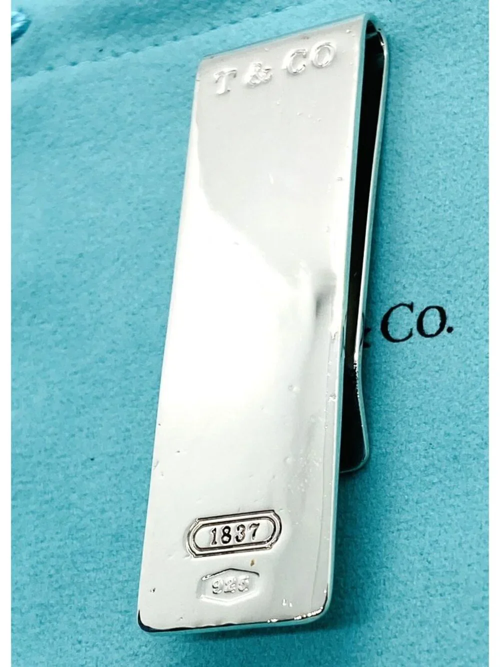 Tiffany & Co 1837 Money Clip Sterling Silver 925